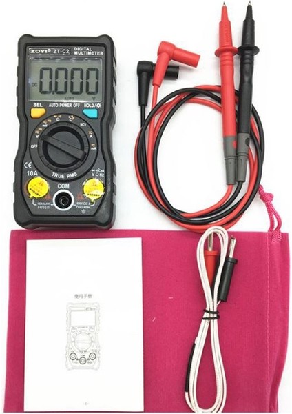 Zoyı Zt-C2 True Rms Mini Cep Tipi Dijital Ölçü Aleti (4604)
