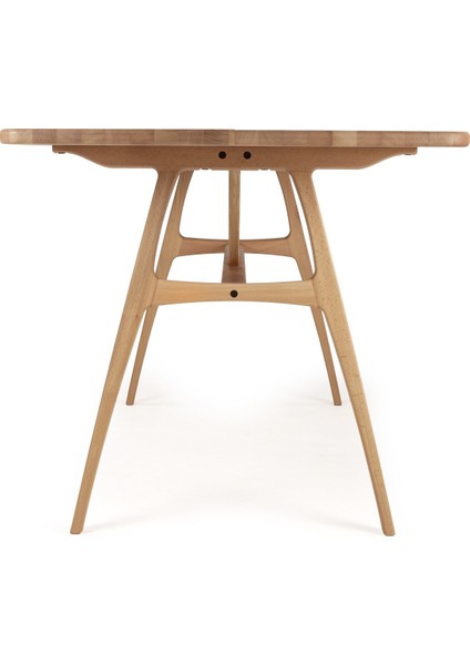 6 Kişilik Slim Kayın Masa, Masif Ahşap Masa, %100 Doğal Ahşap Masa, Iskandinav Masa, Modern 150cm fırsatları