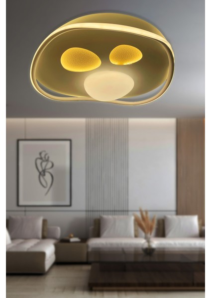 Venya Plafonyer Kumandalı LED Avize