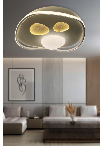 Venya Plafonyer Kumandalı LED Avize