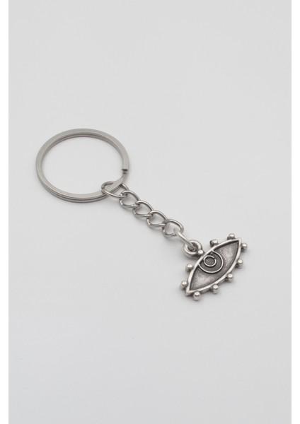 Bohem Koruyucu Göz Anahtarlık - Antik Gümüş Kaplama - Kadın Erkek fiyatları