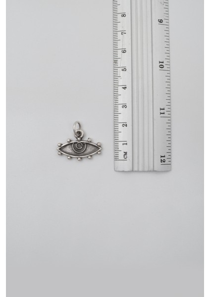 Bohem Koruyucu Göz Anahtarlık - Antik Gümüş Kaplama - Kadın Erkek fırsatları