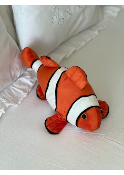 Çocuk Sevimli Fenomen Balık Oyun&uyku Arkadaşı Peluş Yastık Turuncu 30 cm fırsatları