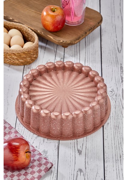 2li Granit Döküm Kek ve Tart Kalıbı 26CM Rose Gold Dilimli Turta Kalıbı Kek Kalıbı modelleri
