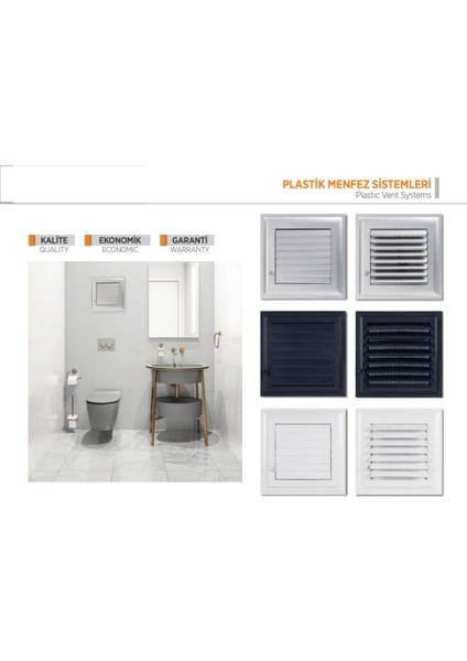 Menfez Banyo / Wc Havalandırma Menfezi / Plastik fırsatları