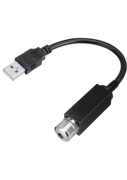 USB Araç Içi Dekoratif LED Işık Mavi (4887)