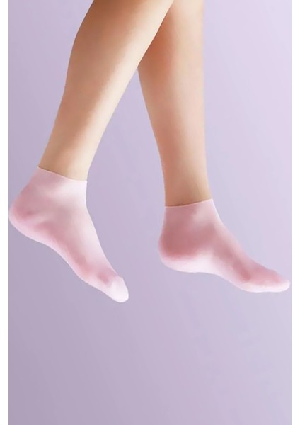 Yumuşak Silikon Topuk Koruyucu Çift, Rahat ve Nemlendirici Topuk Çorabı