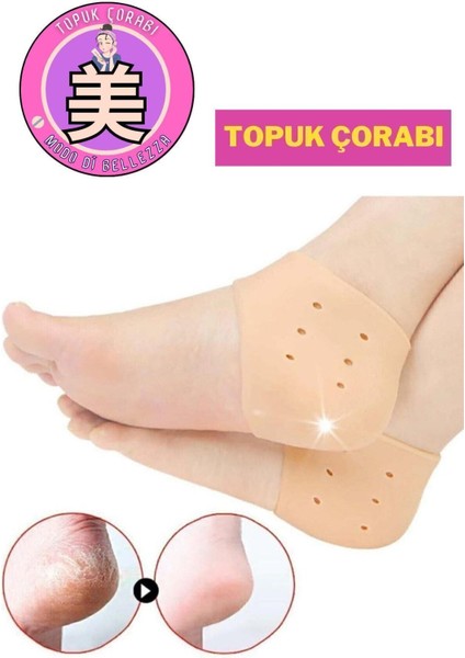 Konforlu Topuk Gömleği ve Silikon Tabanlı Esnek Koruyucu Çorap