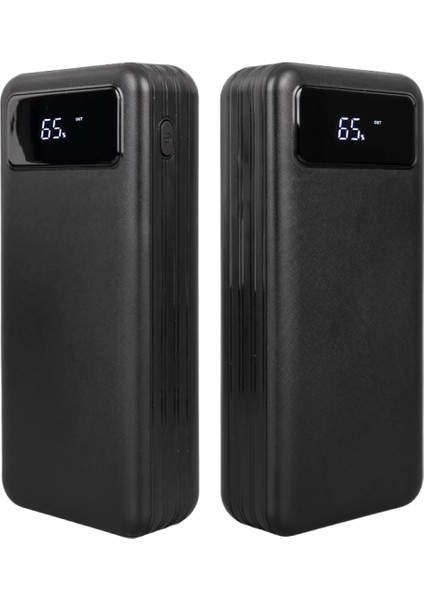 20000 Mah Dijital Göstergeli Usb-Mıcro-Lıghtnıng-Type-C Girişli ve Kablolu Powerbank (4887)