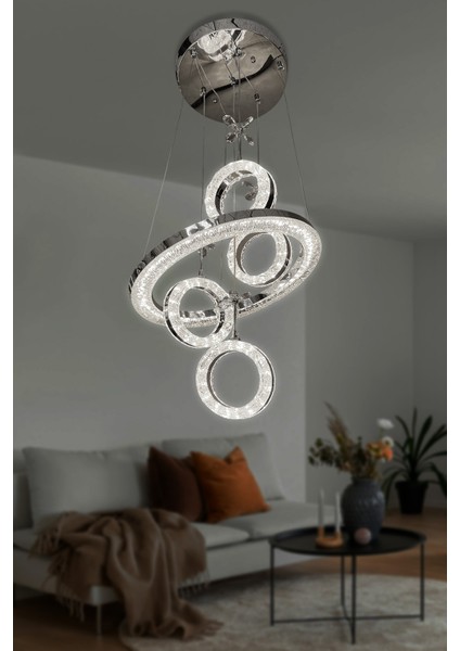 Lumina 4 Lü Modern Sarkıt LED Avize