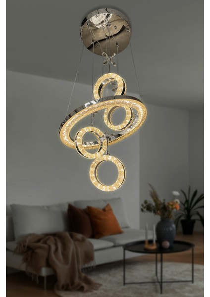 Lumina 4 Lü Modern Sarkıt LED Avize