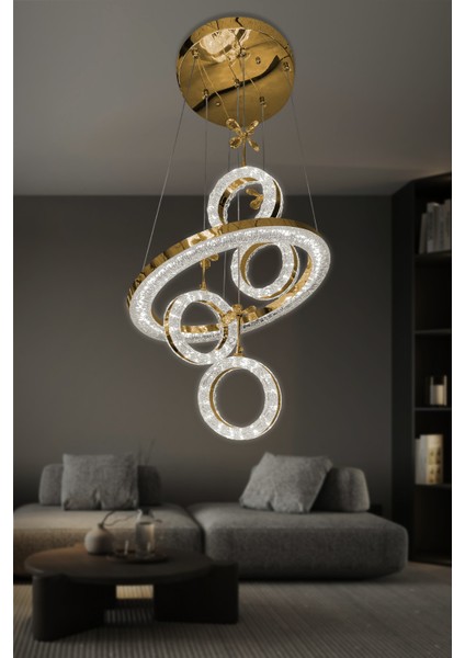 Lumina 4 Lü Modern Sarkıt LED Avize