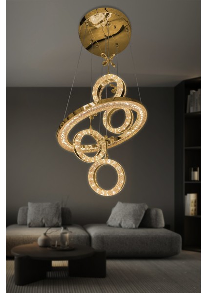 Lumina 4 Lü Modern Sarkıt LED Avize