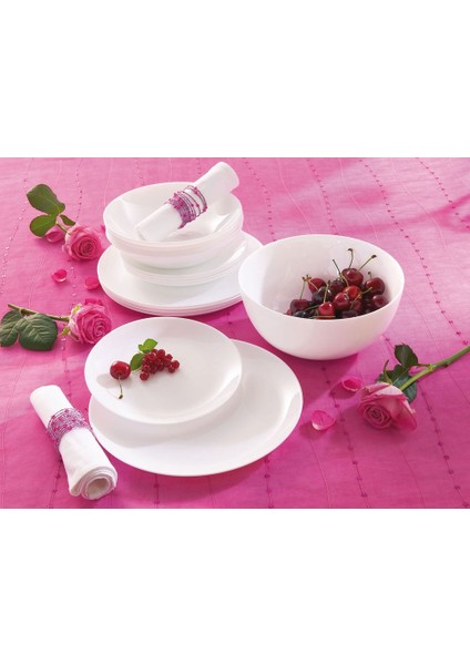 Diwali Temperli Tatlı Tabağı 19 cm 6lı