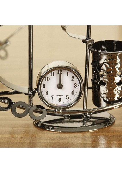 Dekoratif Yelken Modelli Metal Saatli Kalem Kutusu indirimleri