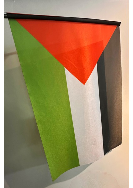 Filistin Bayrağı Sopalı (70X100 Cm)