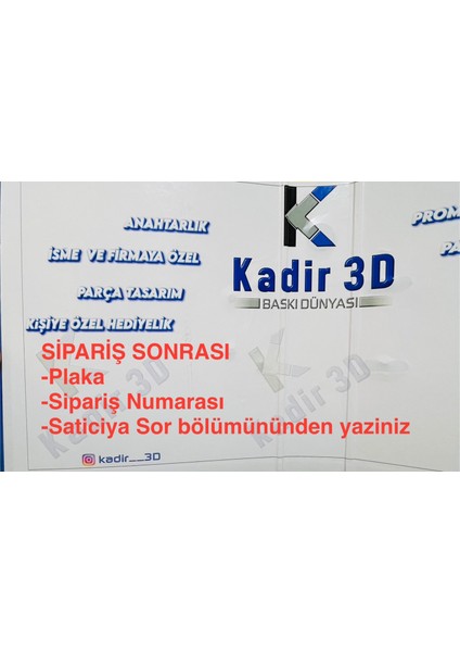 Plaka Anahtarlık - Motor - Kişiye Özel - Kare -Tek Taraflı - Anahtarlık