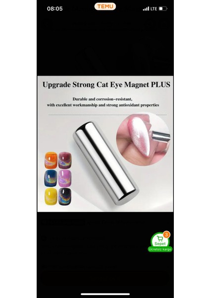 Cat Eye / Kedi Gözü Kalıcı Oje Mıknatıs