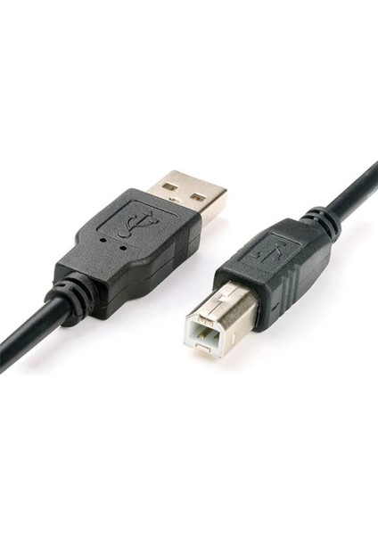 1.5 Metre Canon Pixma E3440 Uyumlu Siyah Renk USB Yazıcı Bağlantı Kablosu 1.5mt Printer Kablo