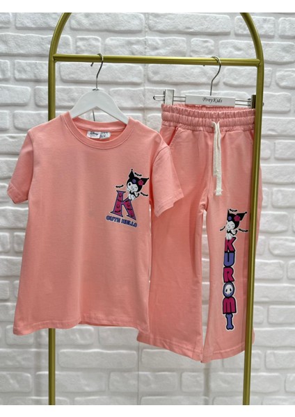 Kız Çocuk Ispanyol Paça Pamuklu 2li Takım