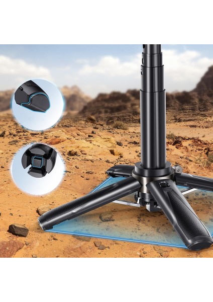 Mt-18 360 Derece Dönebilen Kumandalı Selfie Çubuğu ve Tripod Siyah fiyatları