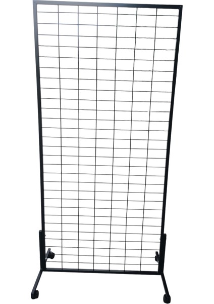 :90X190 Tel Pano Stant (Siyah) Tekerlekli modelleri