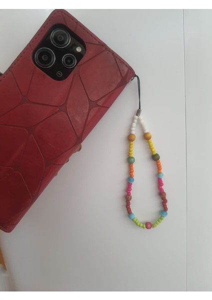 El Yapımı Boncuklu Telefon Askısı – Renkli Boncuklu – Renkli Hediyelik Askı modelleri