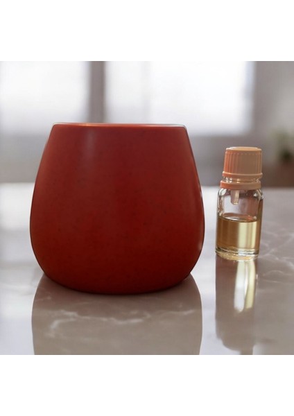 Turuncu Seramik Buhurdanlık, Zarif ve Şık Dekoratif Aksesuar fiyatları