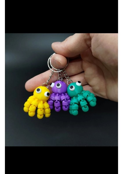 Eklemli Ahtapot Anahtarlık modelleri