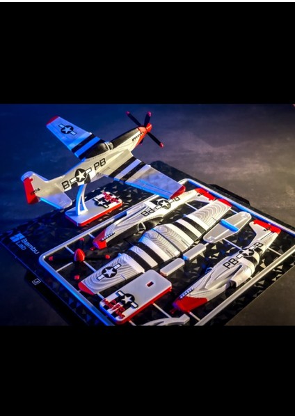 P-51 Özel Uçuş Uçak Kit Kendin Kur modelleri