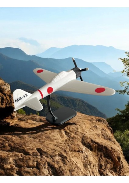 A6M Savaş Uçağı Maketi Standlı