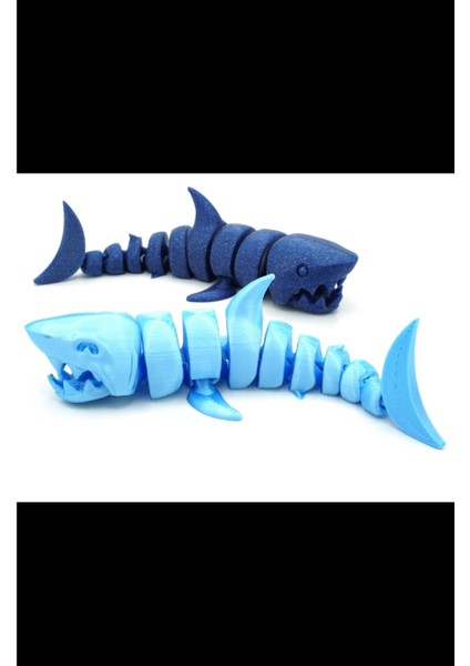 2'li Eklemli Köpekbalığı Figür