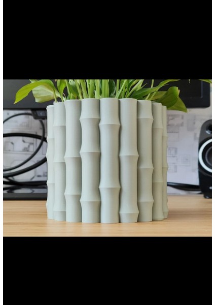 Bambu Model Mimari Saksı