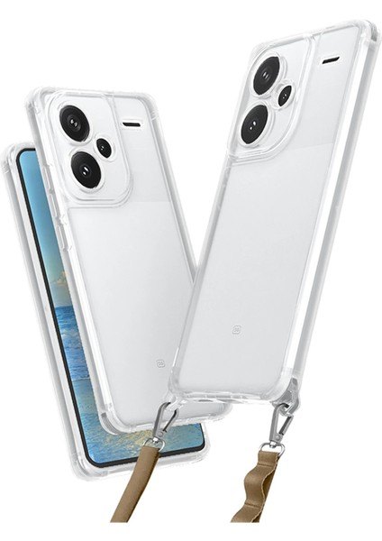 Xiaomi Redmi Note 13 Pro Plus Kılıf Penta Silikon Kılıf - Şeffaf Inslm