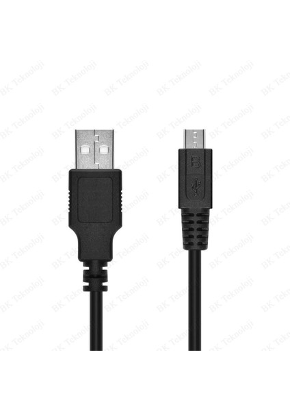 USB 2.0 Erkek - Micro USB Erkek Kısa Şarj Data Kablosu - 40CM