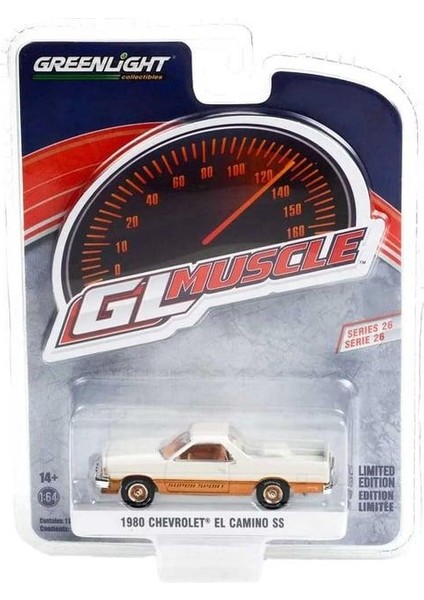 1980 Chevrolet El Camino Ss 1/64 Model Araba
