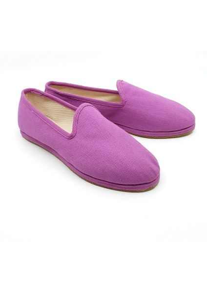 Lila Koton Kumaş Barefoot Slipper