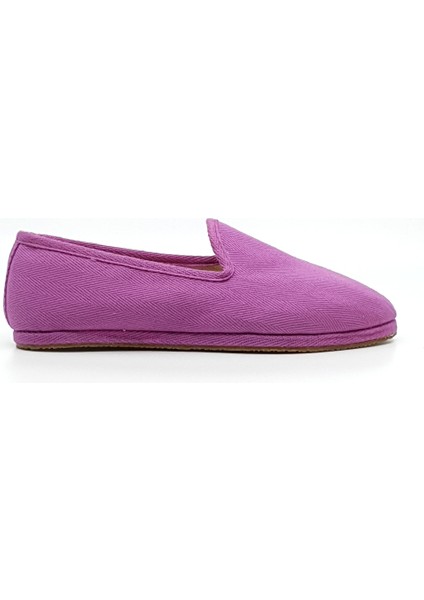 Lila Koton Kumaş Barefoot Slipper