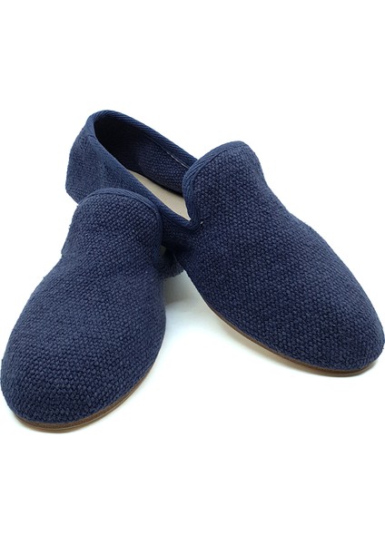 Lacivert Keten Kumaş Barefoot Slipper fırsatları