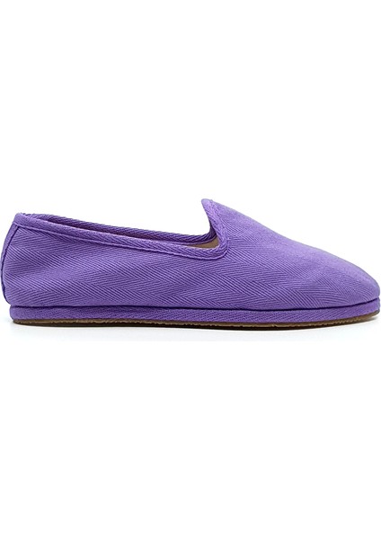 Mor Koton Kumaş Barefoot Slipper