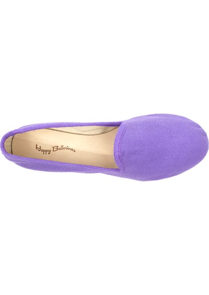 Mor Koton Kumaş Barefoot Slipper