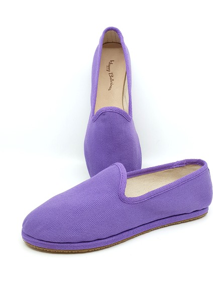 Mor Koton Kumaş Barefoot Slipper