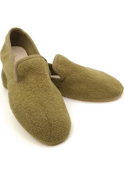 Haki Keten Kumaş Barefoot Slipper fırsatları