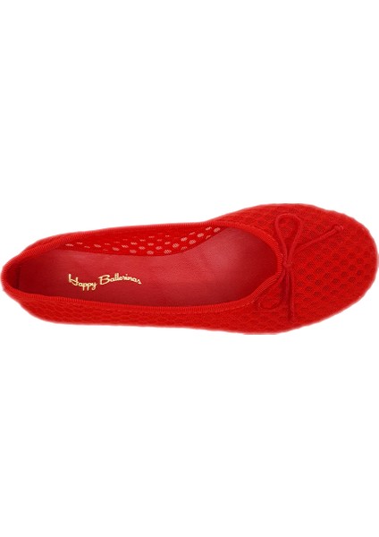 Kırmızı File Barefoot Babet Ayakkabı