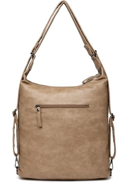 Yıkama Deri Hem Sırt Hem Omuz Kadın Çantası 21-K Barcelona 1580-7 fiyatları