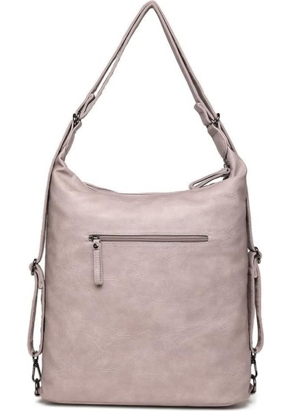 Yıkama Deri Hem Sırt Hem Omuz Kadın Çantası 21-K Barcelona 1580-7 fiyatları