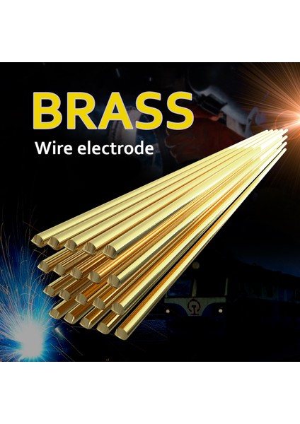 10 Adet Pirinç Kaynak Teli Elektrot 1.6mm * 333MM Lehimleme Çubuğu Lehim Tozu Gerekmez (Yurt Dışından)