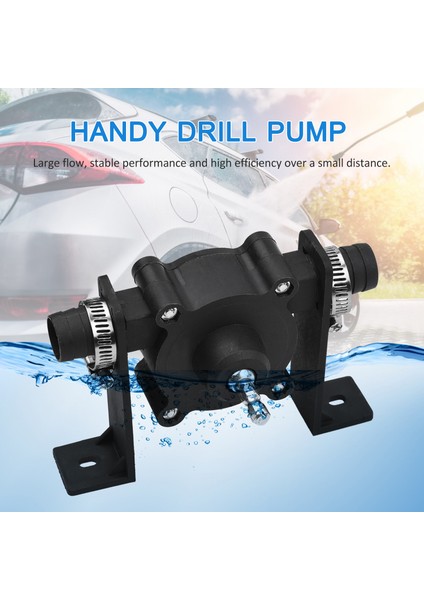 Taşınabilir Matkap Pompası Kendiliğinden Emişli Yağ Sıvısı Su Transfer Pompası Acil Durum Bilge Pompası Tüm Matkaplar ve Sıvılar Için Sulama Balık Tankı Pompası (Yurt Dışından)