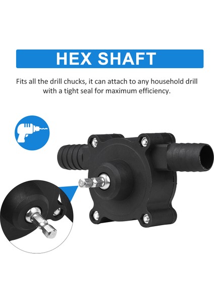 Taşınabilir Matkap Pompası Kendiliğinden Emişli Yağ Sıvısı Su Transfer Pompası Acil Durum Bilge Pompası Tüm Matkaplar ve Sıvılar Için Sulama Balık Tankı Pompası (Yurt Dışından) modelleri