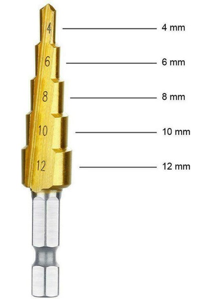 3 Adet/takım Altıgen Şaft Yüksek Hızlı Çelik Kademeli Konik Matkap Uçları 3-12MM/4-20MM/4-12MM Kese ile Delik Kesici (Yurt Dışından) modelleri